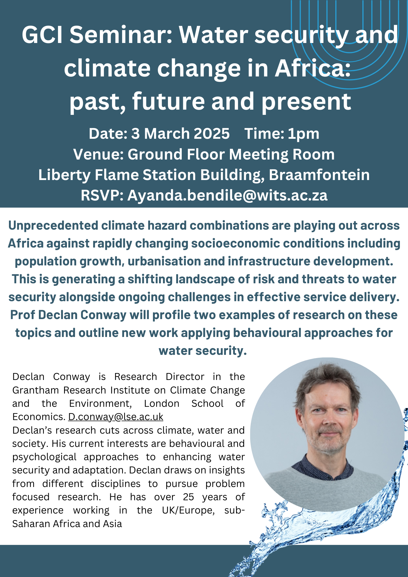 GCI Seminar Water Security